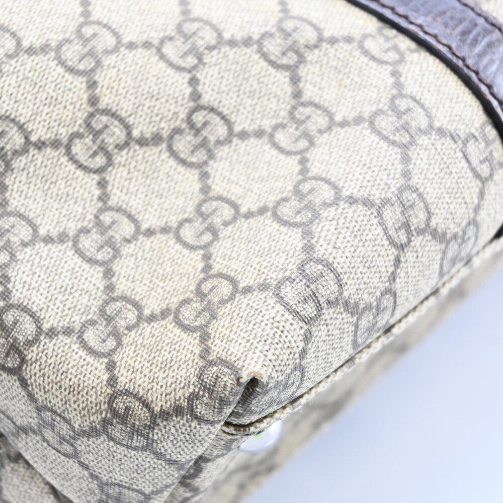 Auth Gucci Gg Supreme Tote Bag Pvc #196260G28B - Picture 13 of 15